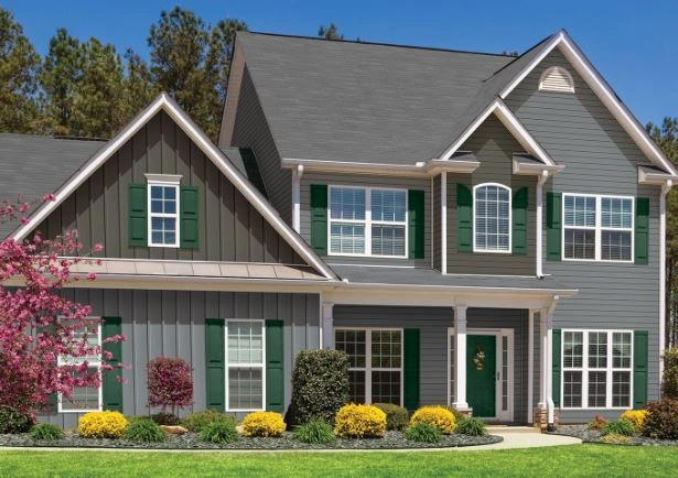 vinyl board and batten siding in Columbus, OH